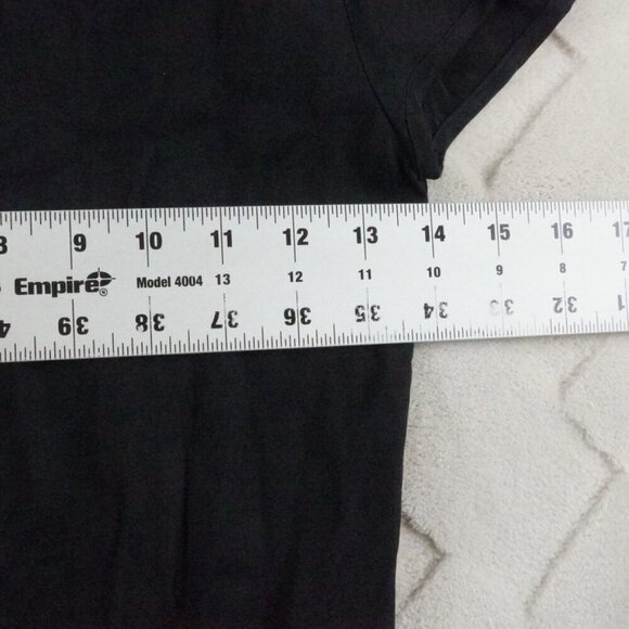 J.Crew Cupro-blend midi T-shirt dress Womens 0 Black - Picture 5 of 11